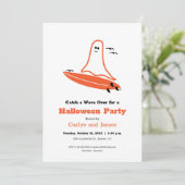 Invitation Halloween Surfer Ghost (Debout devant)