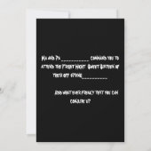 Invitation Halloween Sweet Seize (Dos)