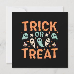 Invitation Halloween Trick ou Treat