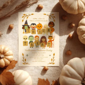 Invitation Halloween Trick ou Treat Spooktacular CostumeParty