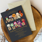 Invitation Halloween Trick ou Treat Spooktacular CostumeParty