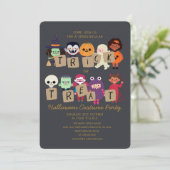 Invitation Halloween Trick ou Treat Spooktacular CostumeParty (Debout devant)