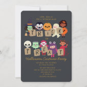 Invitation Halloween Trick ou Treat Spooktacular CostumeParty (Devant)