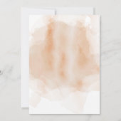 Invitation Halloween Un Bébé Brasse De L'Aquarelle De Sorcièr (Dos)