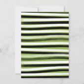 Invitation Halloween Un bébé est en train de brasser de migno (Dos)