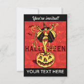 Invitation Halloween (vintage) (Devant)