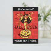 Invitation Halloween (vintage) (Debout devant)