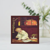 Invitation Halloween vintage (Debout devant)