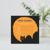 Invitation Halloween vintage (Debout devant)