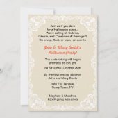 Invitation Halloween vintage Cute Little Witch (Dos)