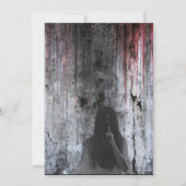 Invitation halloween vintage gothique (Devant)