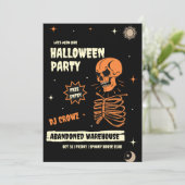 Invitation Halloween vintage, Soirée Halloween  (Debout devant)