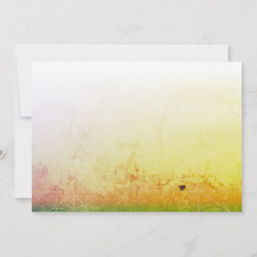 Invitation Halloween Werewolf Peek A Boo (Dos)