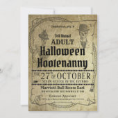 Invitation Halloween Western Costume Ball Événement Invitatio (Devant)