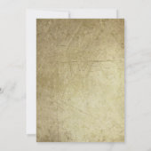 Invitation Halloween Western Costume Ball Événement Invitatio (Dos)