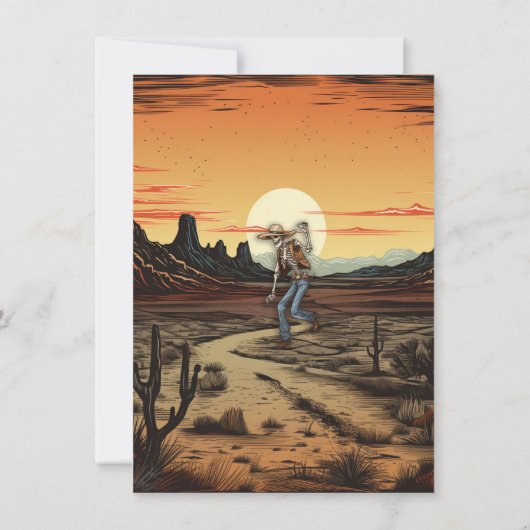 Invitation Halloween Western Cowboy Howdy-Ween Party (Dos)