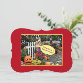 INVITATION HALLOWEEN WIENER ROAST INVITATION/PERSONNALISABLE (Debout devant)