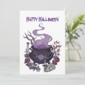 Invitation Halloween Witch Brew (Debout devant)