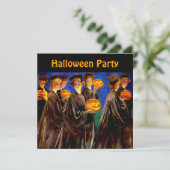 Invitation Halloween Witch College Grads (Debout devant)