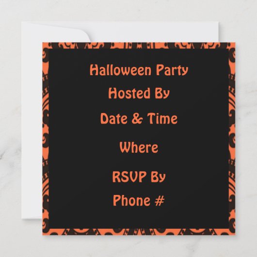 Invitation Halloween Witch College Grads (Dos)
