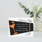 Invitation Hallween Martini (Debout devant)
