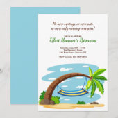 Invitation Hamac Sous Le Parti De La Retraite Des Arbres À Co (Devant / Derrière)