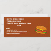 Invitation Hamburger (Dos)