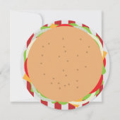 Invitation Hamburger cheeseburger mignon café (Devant)