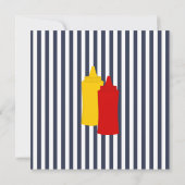 Invitation Hamburger délicieux (Dos)