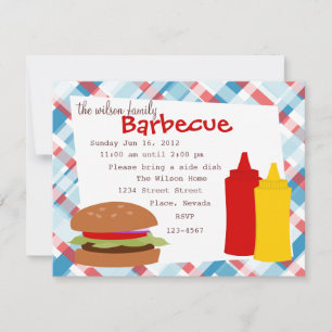 Invitation Hamburger délicieux