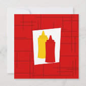 Invitation Hamburger délicieux (Dos)