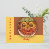 Invitation Hamburger heureux (Debout devant)