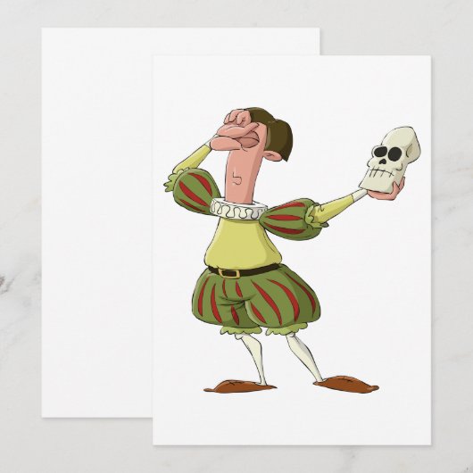 Invitation Hamlet (Devant / Derrière)