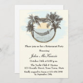 Invitation Hammock pacifique, Parti de la retraite (Devant / Derrière)