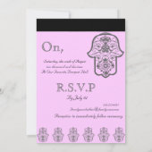 Invitation Hamsa fleuri (Original) (Mariage) (Dos)