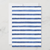 Invitation Hand Drawn Oysters Coastal Navy Blue Wedding (Dos)