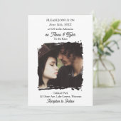 Invitation Hand in Hand, Heart to Heart | Photo Wedding (Debout devant)