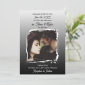 Invitation Hand in Hand, Heart to Heart | Photo Wedding (Debout devant)