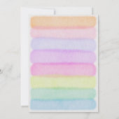 Invitation Hand painted, watercolor, unique baby shower (Dos)