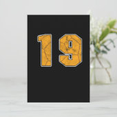 Invitation Handball 19 e Anniversaire Célébration Sport Cadea (Debout devant)