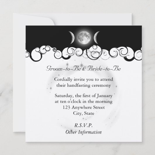 Invitation Handfasting (Dos)