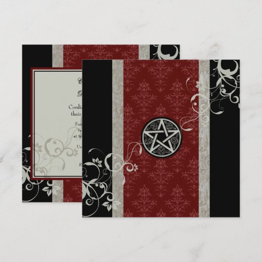 Invitation Handfasting (Devant / Derrière)