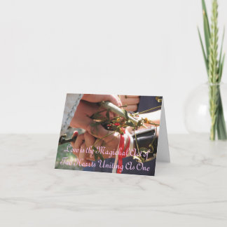 Invitation Handfasting/faire-part de mariage