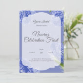 Invitation Handpainted Nowruz Greeting Card (Debout devant)