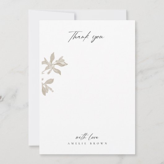 Invitation Handwriting Graduation Thank You Card (Dos)