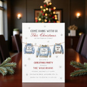 Invitation hang with us ugly christmas jumper party