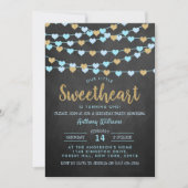 Invitation Hanging Love Hearts Petit Amoureux Anniversaire (Devant)