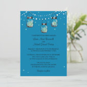 Invitation Hanging Mason Jars and Fireflies (Debout devant)