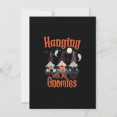 Invitation Hanging With My Gnomies Funny Gnome Halloween Cost (Devant)
