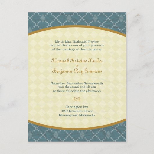 Invitation Hannah (Devant)